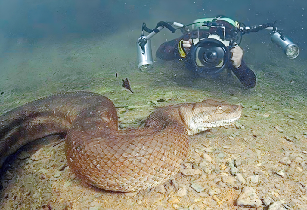亚马逊森蚺:雨林深处的绿色帝王-动物百科